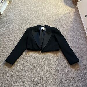 A.L.C. Black Cropped Blazer